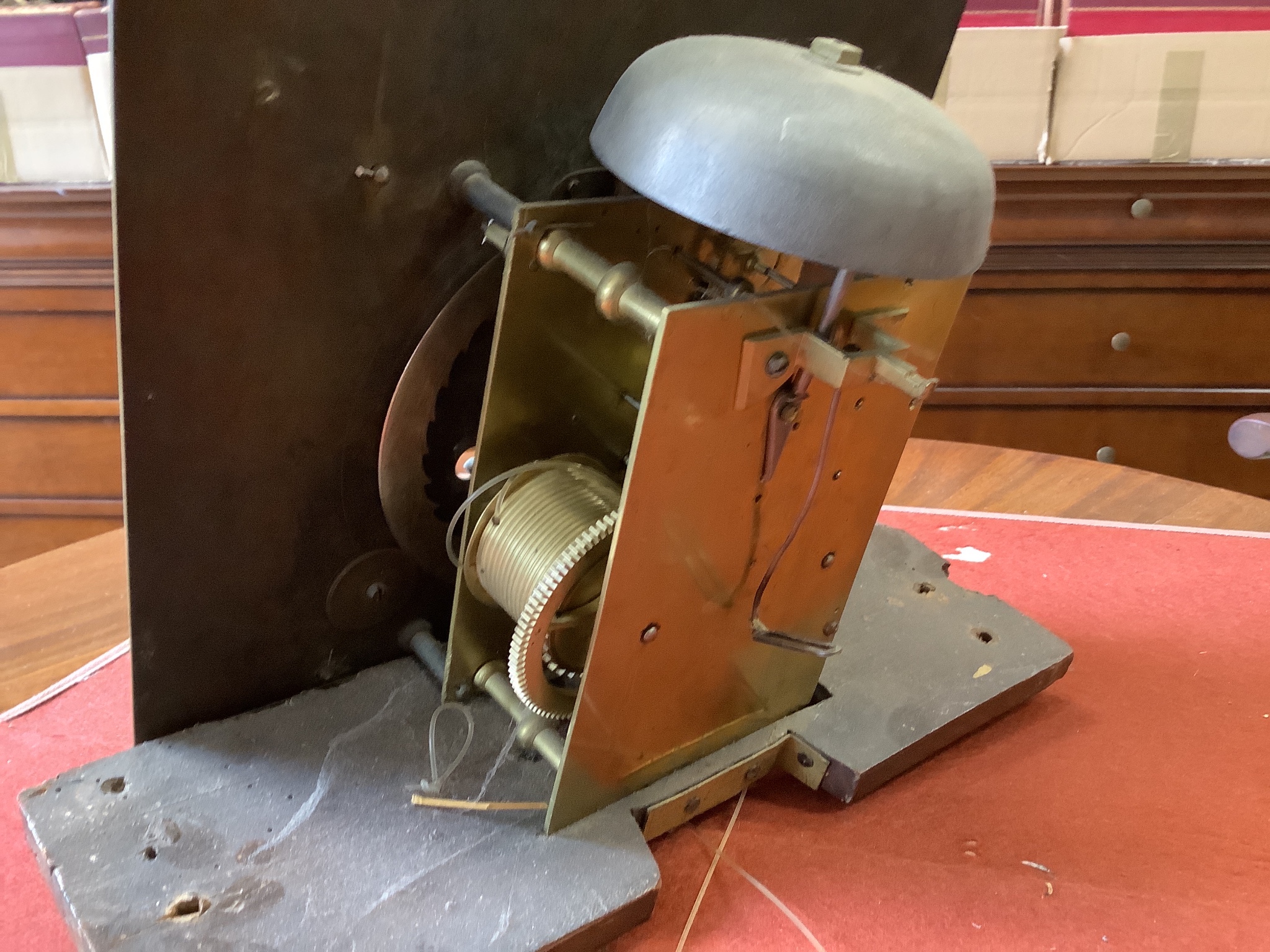A George III oak eight day longcase clock, marked William Nash Bridge, height 210cm
